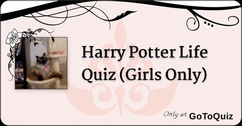 harry potter life quiz long results|Harry Potter Life Quiz (Girls Only) Long Results .